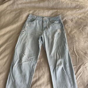 Zara Light Blue Boyfriend Jeans